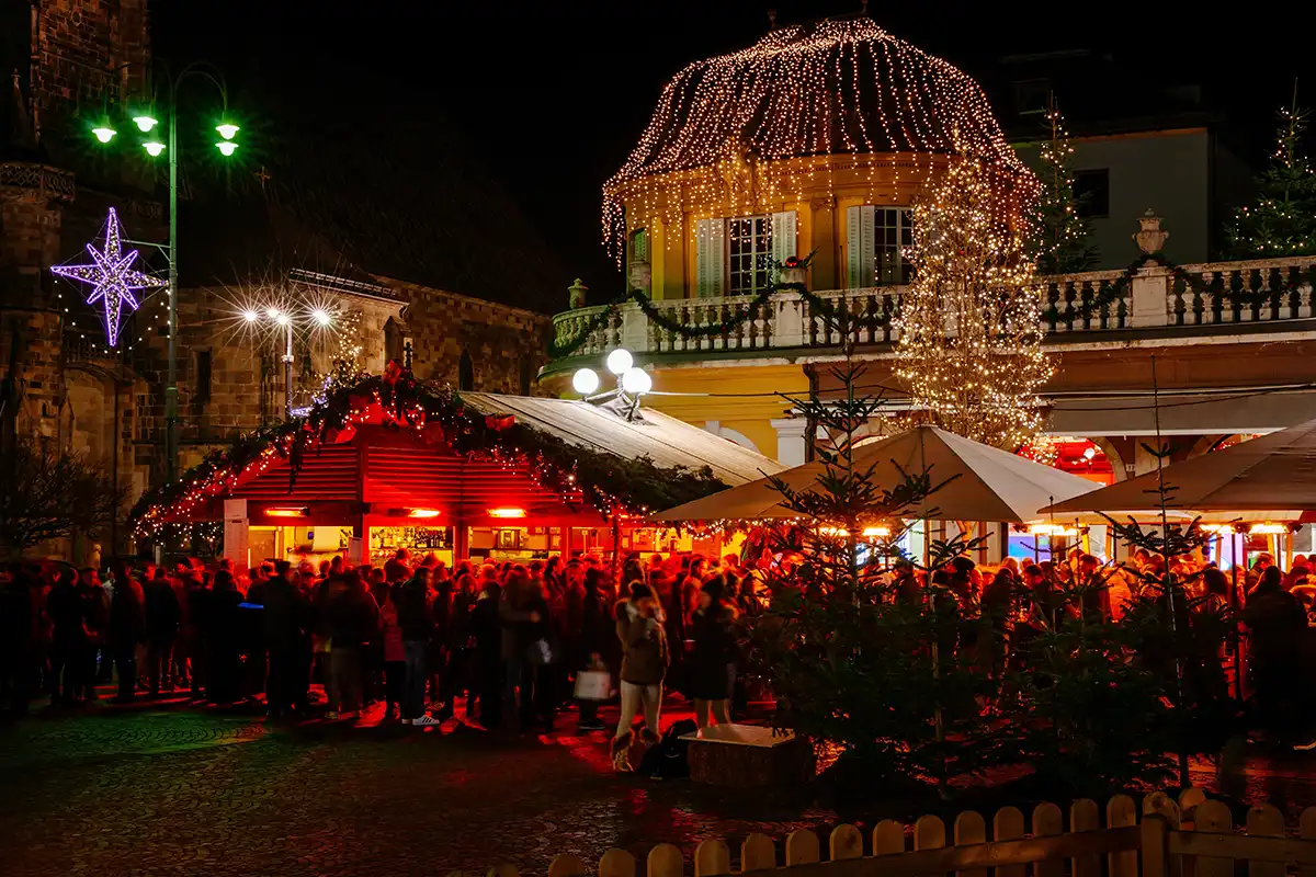Mercatino di Natale nel parco di Levico Terme
